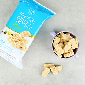 미니 바닐라 웨하스(80g)